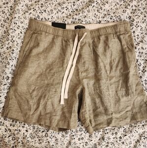 NWT Banana republic 6in linen shorts with drawstring, classy summer cool summer